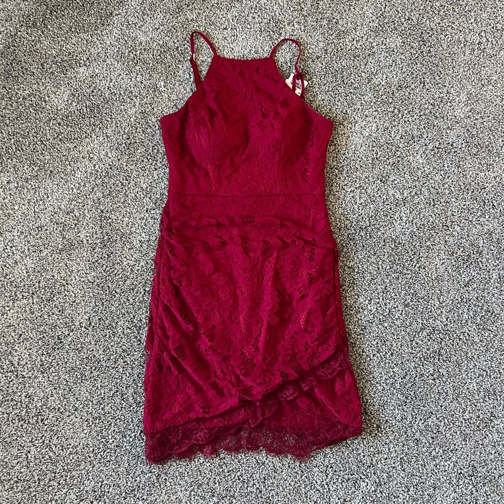 NWT Red Lace Dress